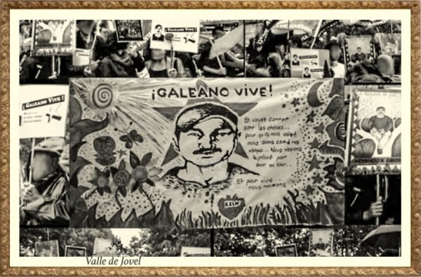 Homenaje a Galeano en La Realidad.