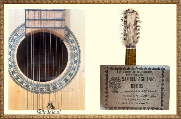 El maestro Samuel Ruiz. Realizaba sus guitarras.